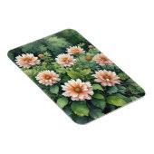 Magnet Flexible Fleurs Verdure Élégant Aquarelle (Côté Droit)