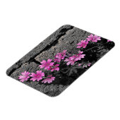 Magnet Flexible Fleurs violettes (Côté Gauche)