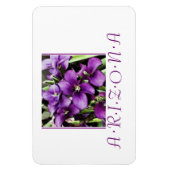 Magnet Flexible Fleurs violettes de l'Arizona (Vertical)