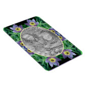 Magnet Flexible Fleurs violettes Pasque Créer Votre Propre Photo (Côté Droit)