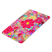 Magnet Flexible Fleurs vives et colorées (Côté Gauche)