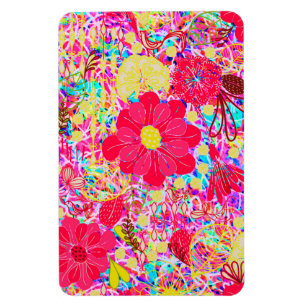 Magnet Flexible Fleurs vives et colorées