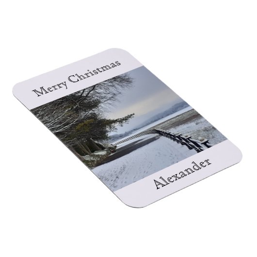 Magnet Flexible Flexibilité du matin neigeux (Côté Droit)