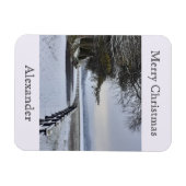 Magnet Flexible Flexibilité du matin neigeux (Horizontal)