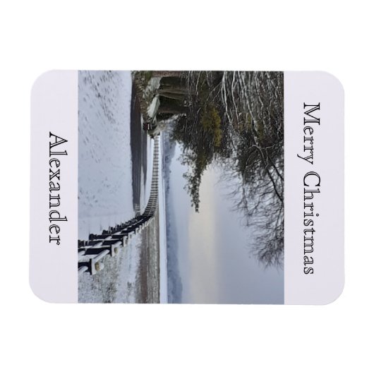 Magnet Flexible Flexibilité du matin neigeux (Horizontal)