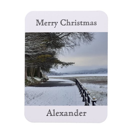 Magnet Flexible Flexibilité du matin neigeux (Vertical)