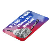 Magnet Flexible Flip The House Vote Blue 2026 (Côté Gauche)