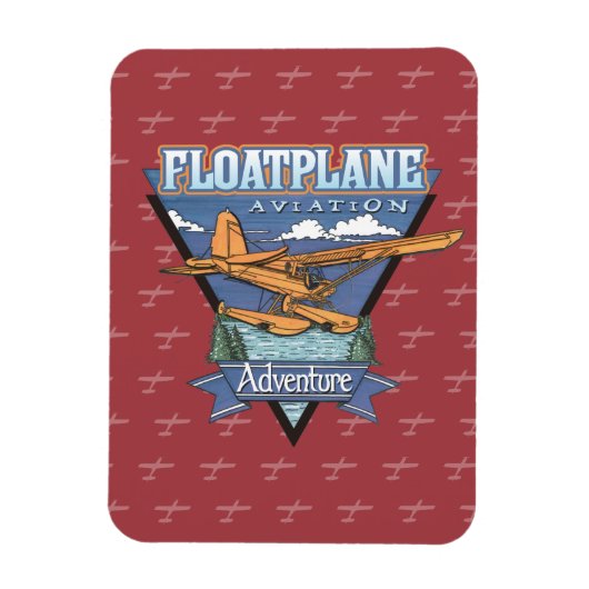 Magnet Flexible Floatplane Aviation Adventure (Vertical)