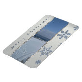 Magnet Flexible Flocons de neige élégants d'hiver (Côté Gauche)