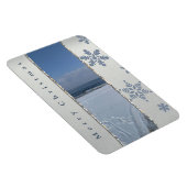 Magnet Flexible Flocons de neige élégants d'hiver (Côté Droit)