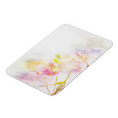 Magnet Flexible floral backgrover witwatercolor flowers (Côté Gauche)