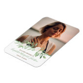 Magnet Flexible Floral D'Ivoire Élégant En Mémoire Amoureuse Funér (Côté Gauche)