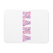 Magnet Flexible Floral Mama Retro Maman Boho Mère (Horizontal)