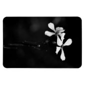 Magnet Flexible floral noir et blanc minimal (Horizontal)