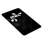 Magnet Flexible floral noir et blanc minimal (Côté Droit)