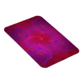 Magnet Flexible Floral rouge et Abstrait pourpre (Côté Droit)