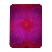 Magnet Flexible Floral rouge et Abstrait pourpre (Vertical)