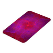 Magnet Flexible Floral rouge et Abstrait pourpre (Côté Gauche)