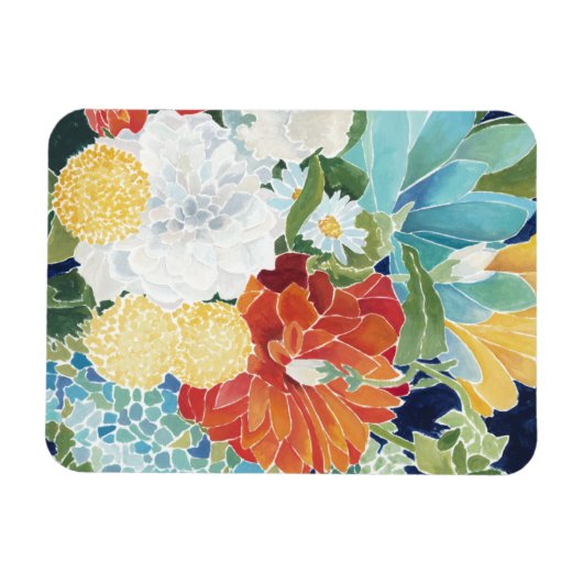Magnet Flexible Florals de minuit III (Horizontal)