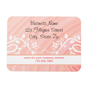 Magnet Flexible Flore et fleur de fleur de pêche personnalisée