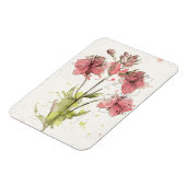 Magnet Flexible Flore rose foncé (Côté Gauche)