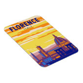 Magnet Flexible Florence Italie Travel Art Vintage (Côté Droit)