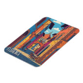 Magnet Flexible Florence Italy Travel Abstract Art (Côté Gauche)