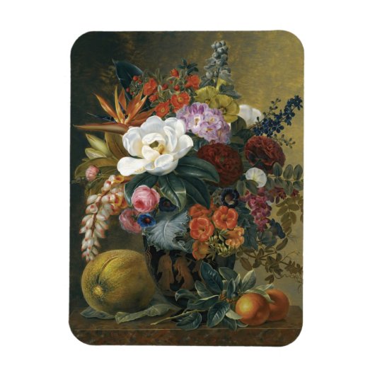Magnet Flexible Flores exotiques dans un vase grec (Vertical)