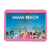 MAGNET FLEXIBLE FLORIDA DE LA PLAGE DE MIAMI (Horizontal)