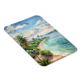 Magnet Flexible Florida Keys National Park Aquarelle Peinture (Côté Droit)