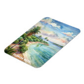 Magnet Flexible Florida Keys National Park Aquarelle Peinture (Côté Gauche)