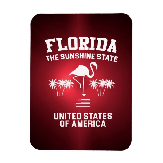 Magnet Flexible Floride L'État Sunshine (Vertical)