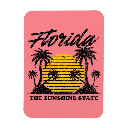 Magnet Flexible Floride L'État Sunshine (Vertical)