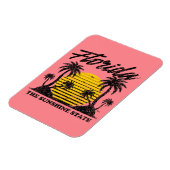Magnet Flexible Floride L'État Sunshine (Côté Gauche)