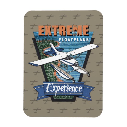 Magnet Flexible Flotplane Experience Aviation (Vertical)
