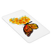 Magnet Flexible Flower Butterfly with Yellow California Poppy (Côté Droit)