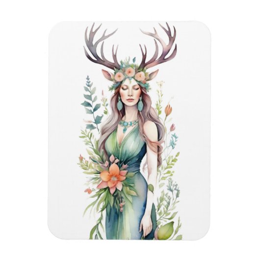 Magnet Flexible Flower Goddess Ostara Spring Equinox Sabbat (Vertical)
