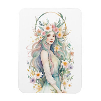 Magnet Flexible Flower Goddess Ostara Spring Equinox Sabbat