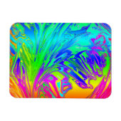 Magnet Flexible Fluide Arc-en-ciel Abstraits de peinture (Horizontal)