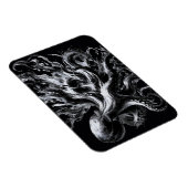 Magnet Flexible Fluide d'encre abstrait Pieuvre Kraken (Côté Droit)