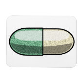 Magnet Flexible Fluoxétine pailletée (Horizontal)