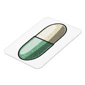 Magnet Flexible Fluoxétine pailletée (Côté Gauche)