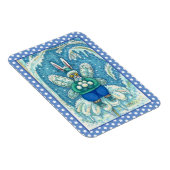 MAGNET FLEXIBLE FLUTTERBUN HIVER WONDERLAND, FUNNY BUNNY RABBIT (Côté Droit)