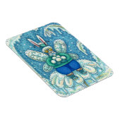 MAGNET FLEXIBLE FLUTTERBUN HIVER WONDERLAND, FUNNY BUNNY RABBIT (Côté Droit)