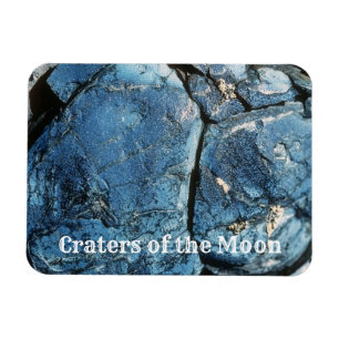 Magnet Flexible Flux de lave Dragon Bleu, Cratères de la Lune