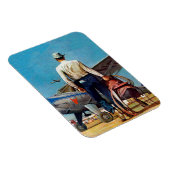 Magnet Flexible Flying cowboy by Mead Schaffer (Côté Droit)