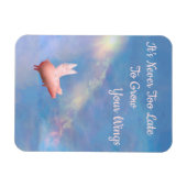 Magnet Flexible Flying Pig Grow Your Wings (Horizontal)