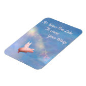 Magnet Flexible Flying Pig Grow Your Wings (Côté Gauche)