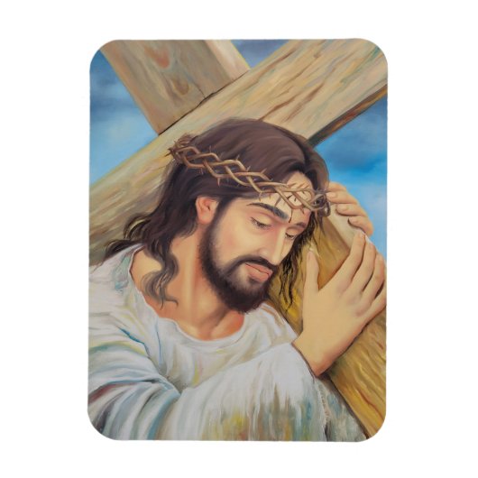 Magnet Flexible Foi chrétienne Jésus Christ (Vertical)