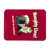 Magnet Flexible Foie Coquin : Vous Devez Être Puni (Horizontal)